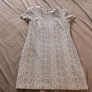 Calvin Klein Women’s Dress - Black/White Striped